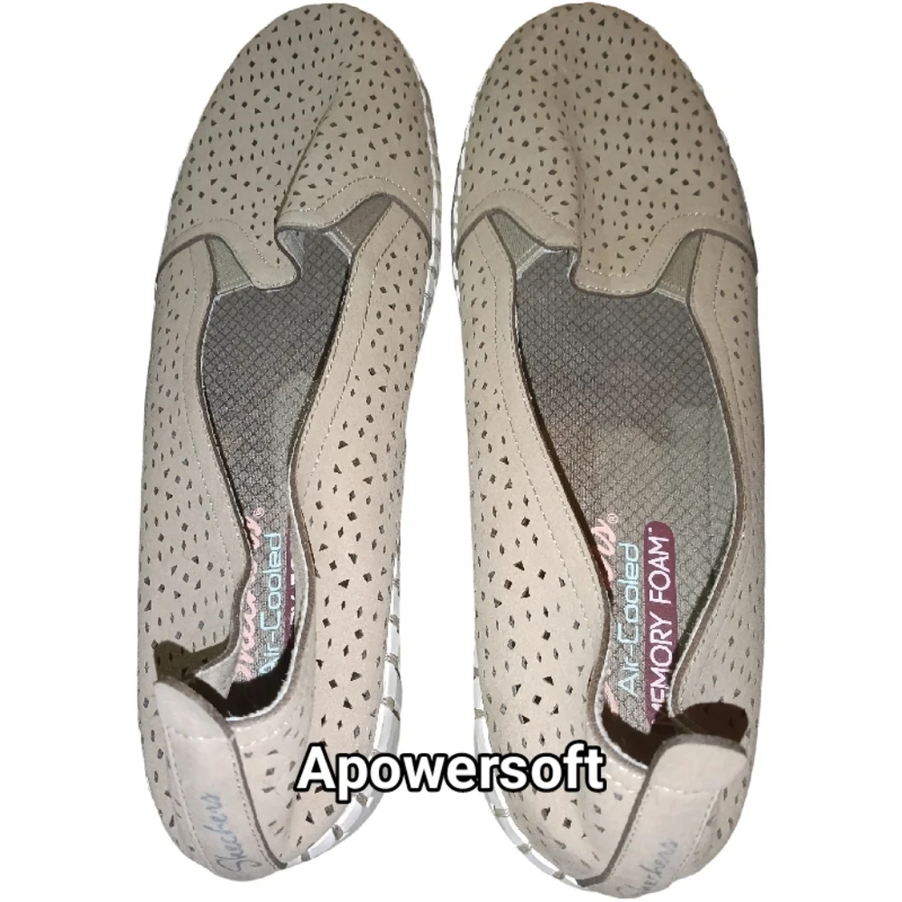 Perforated Slip-On Sneakers — Skechers — Size 10 - Picture 7 of 7